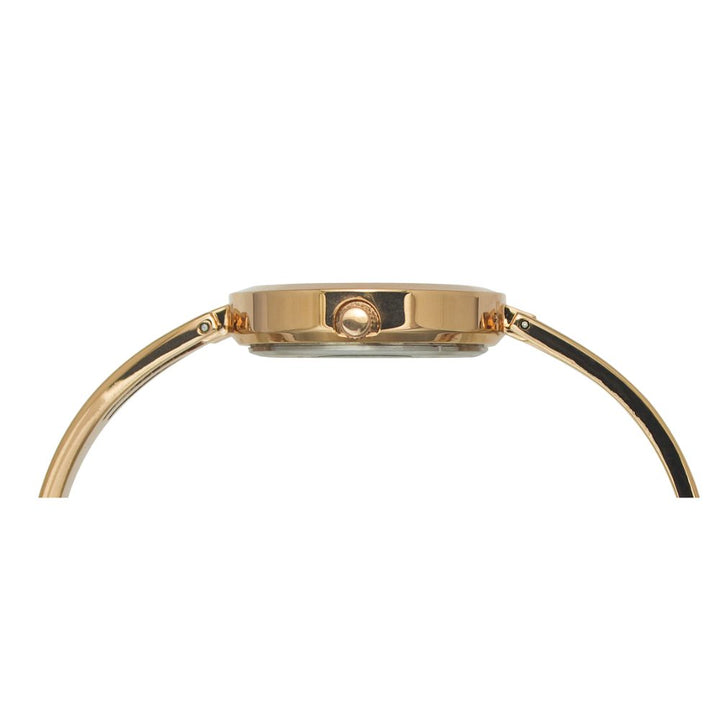 Timex Classics Women's Rose Gold Dial Round Case 3 Hands Function Watch -TWTL10305