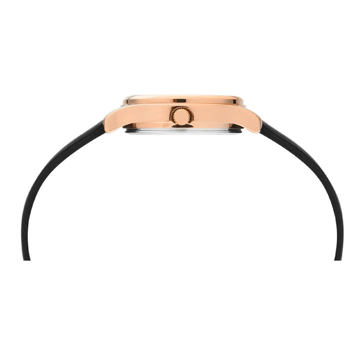 Timex Fashion Women's Black Dial Round Case 3 Hands Function Watch -TWTL87SMU03