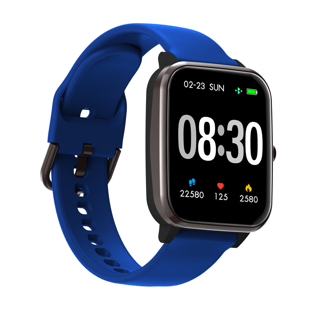 Timex Unisex Smart Fit 2.0 Dial Square Case Bluetooth Calling, Full Touch, Activity Tracking, HRM, SPO2, Blood Pressure, Multiple Watch Faces, 7 Sports Mode Smart Watch -TWTXW205T