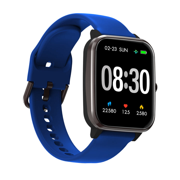 Timex Unisex Smart Fit 2.0 Dial Square Case Bluetooth Calling, Full Touch, Activity Tracking, HRM, SPO2, Blood Pressure, Multiple Watch Faces, 7 Sports Mode Smart Watch -TWTXW205T