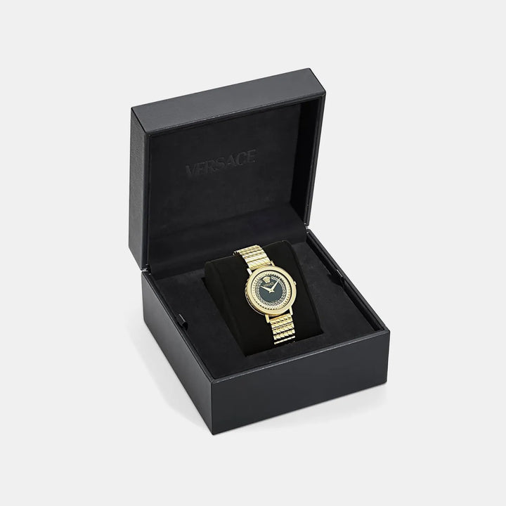 Versace Delphinus VE0O00425 Black Dial Women&