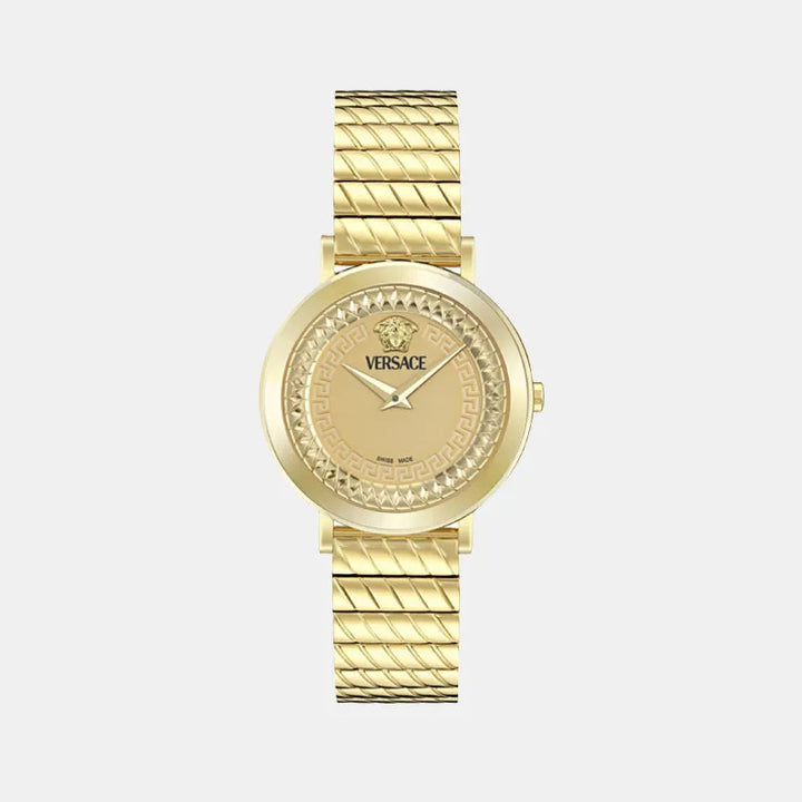 Versace Delphinus VE0O00525 Gold Matte Dial Women&