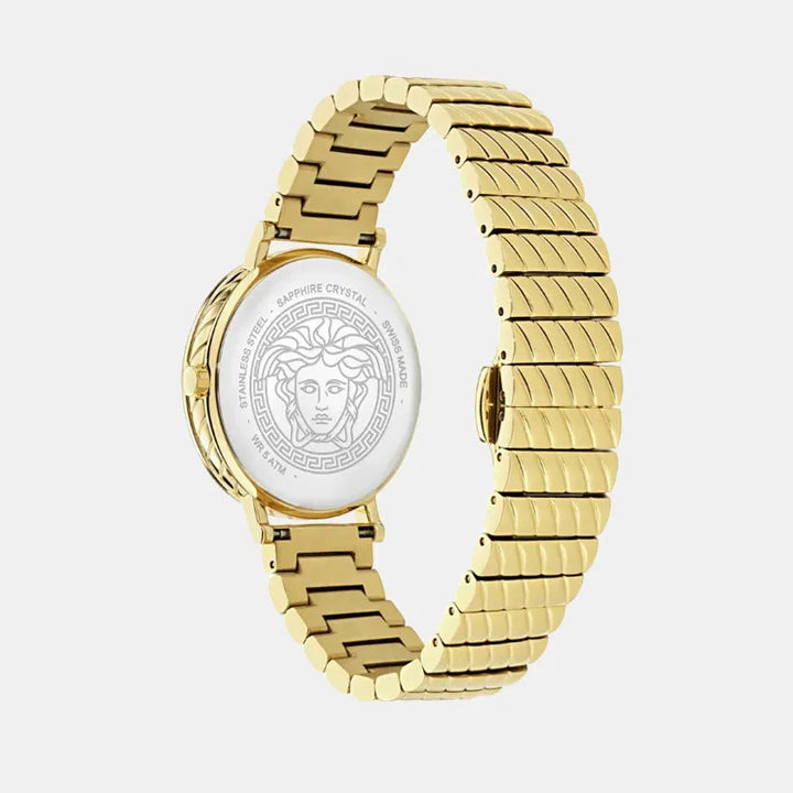 Versace Delphinus VE0O00525 Gold Matte Dial Women&