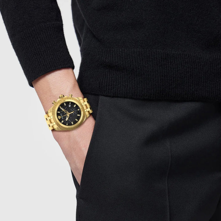 Versace Fornax VE0W00525 Black Dial Men&
