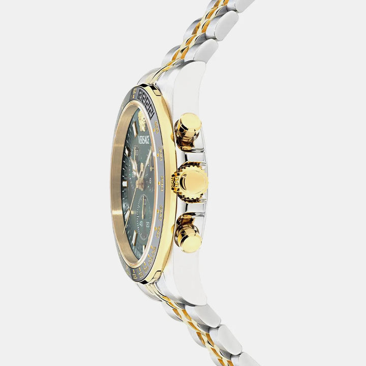 Versace Greca Chrono Wave Green Dial Men&