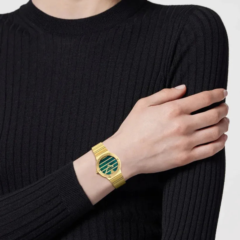 Versace Greca Logo Pearl VE0S00425 Green Dial Women&