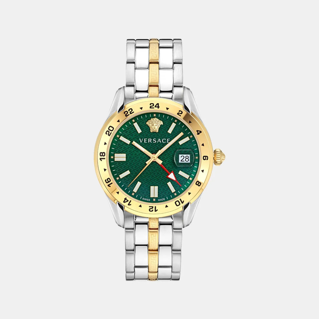 Versace Greca Time Green Dial Men&