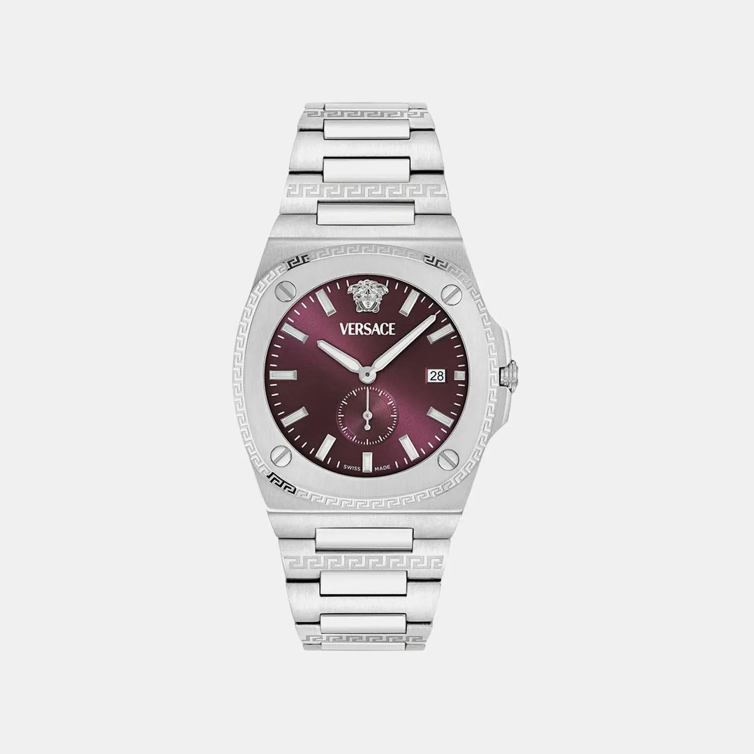 Versace Tolomeo Burgundy Dial Men&