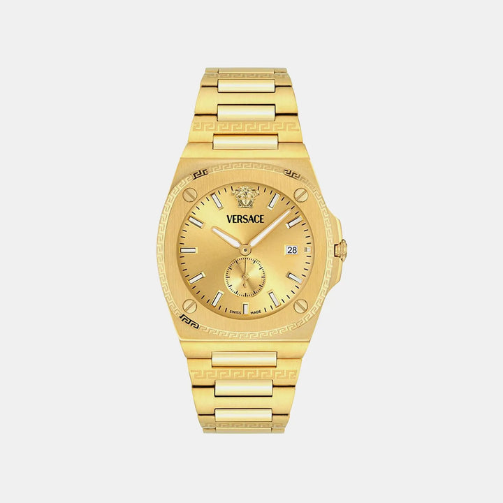 Versace Tolomeo VE0V00525 Quartz Gold Dial Men&