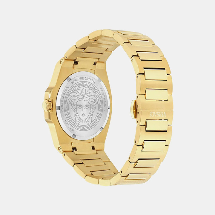 Versace Tolomeo VE0V00525 Quartz Gold Dial Men&