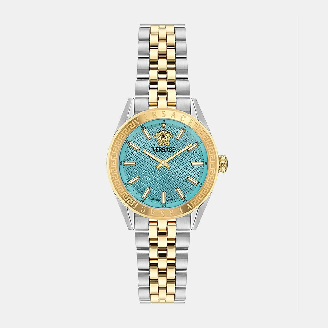 Versace V-Code Lady VE8I00524 Blue Dial Women&