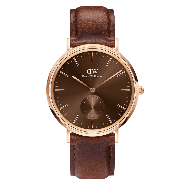 Elegant Classic Multi-Eye St Mawes Watch in Amber Rose Gold