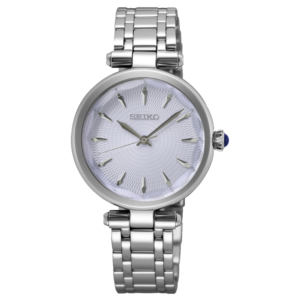 Seiko Classic SRZ550P1 Diamond Index Ladies Watch