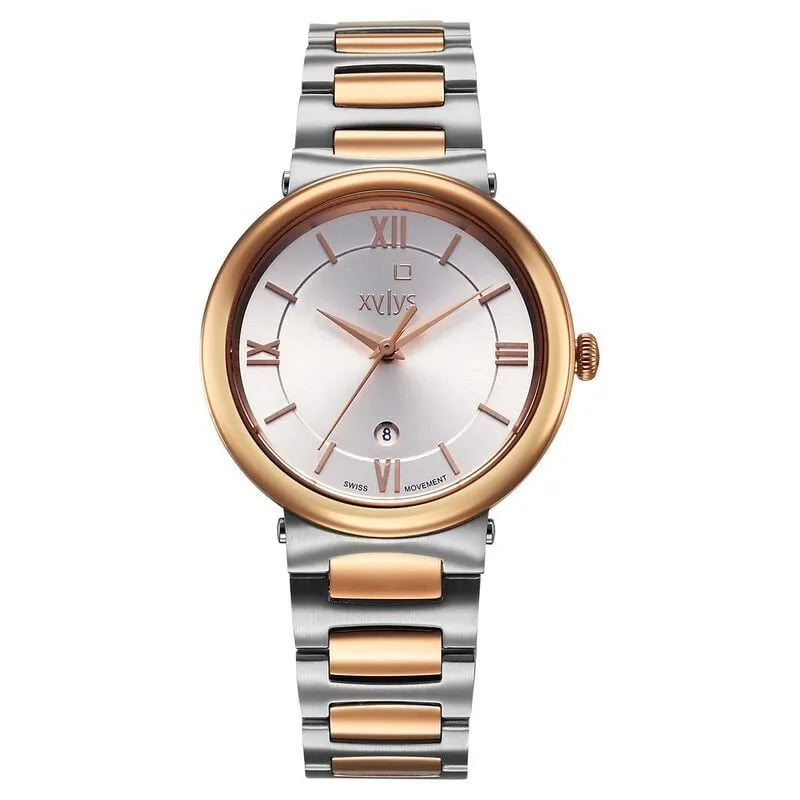 Xylys 45027KM01E Silver Dial Two Toned Stainless Steel Women&