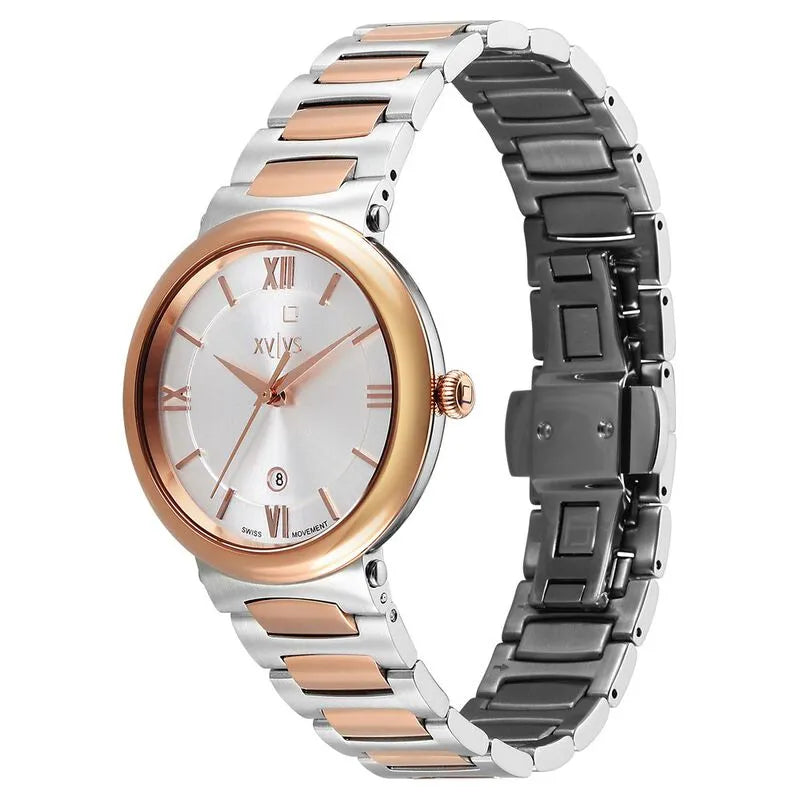 Xylys 45027KM01E Silver Dial Two Toned Stainless Steel Women&