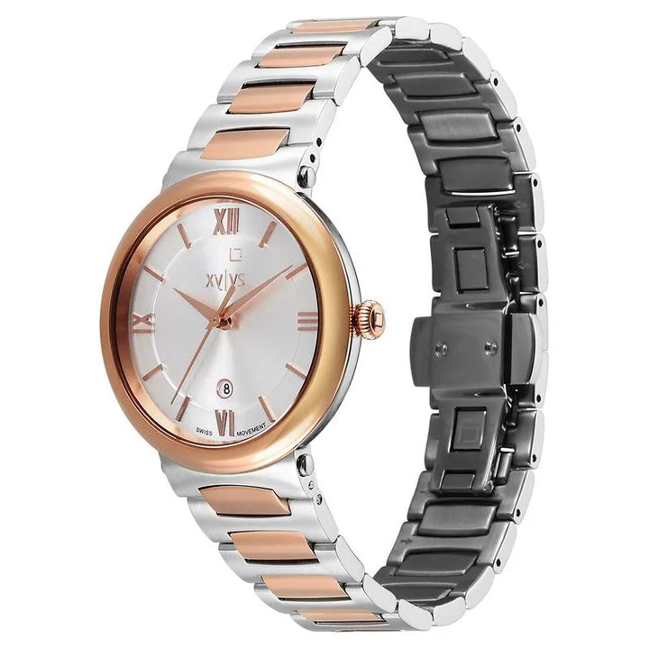 Xylys 45027KM01E Silver Dial Two Toned Stainless Steel Women&