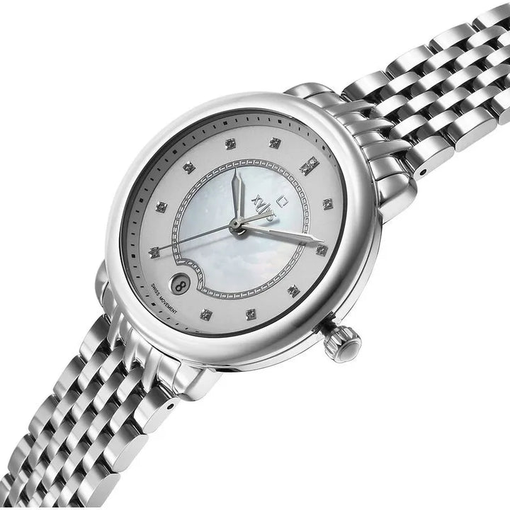 Xylys Quartz Analog Silver Dial Women&