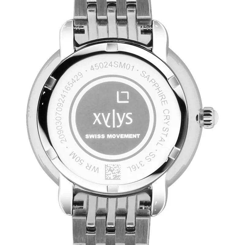 Xylys Quartz Analog Silver Dial Women&
