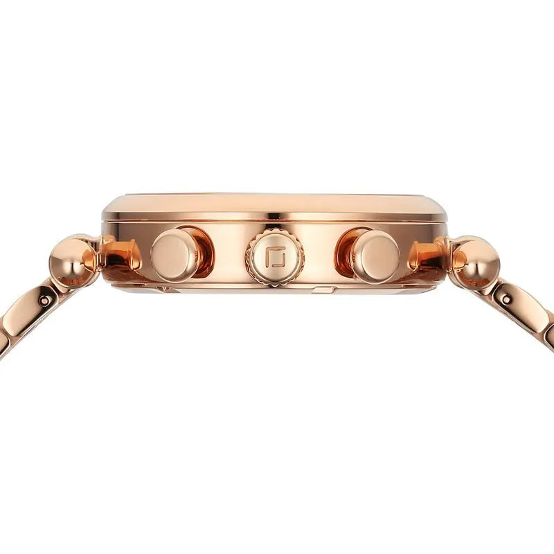 Xylys Quartz Chronograph Rose Gold Dial Women&