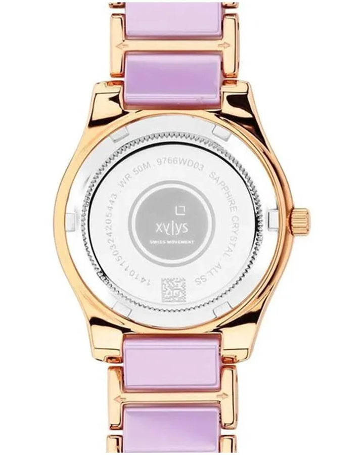 Xylys Shimmer 9766WD03E Purple Dial Women&