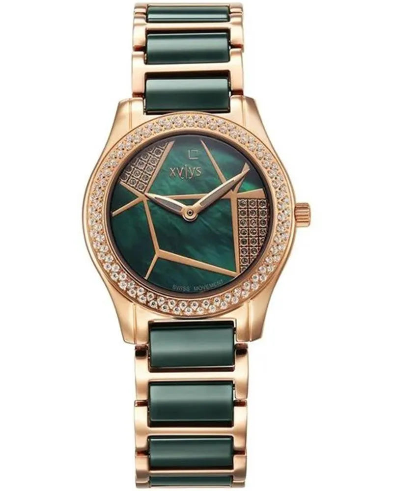 Xylys Shimmer 9766WD04E Green Dial Women&