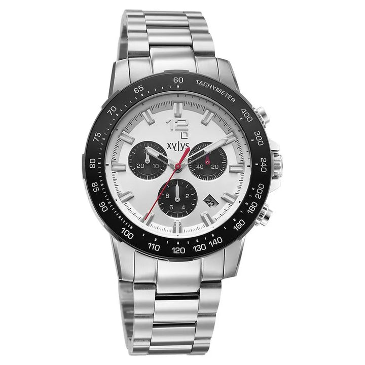 Xylys Swiss Quartz Chronograph Silver Dial Men&