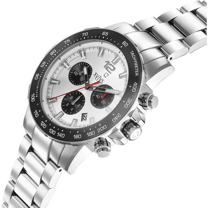 Xylys Swiss Quartz Chronograph Silver Dial Men&