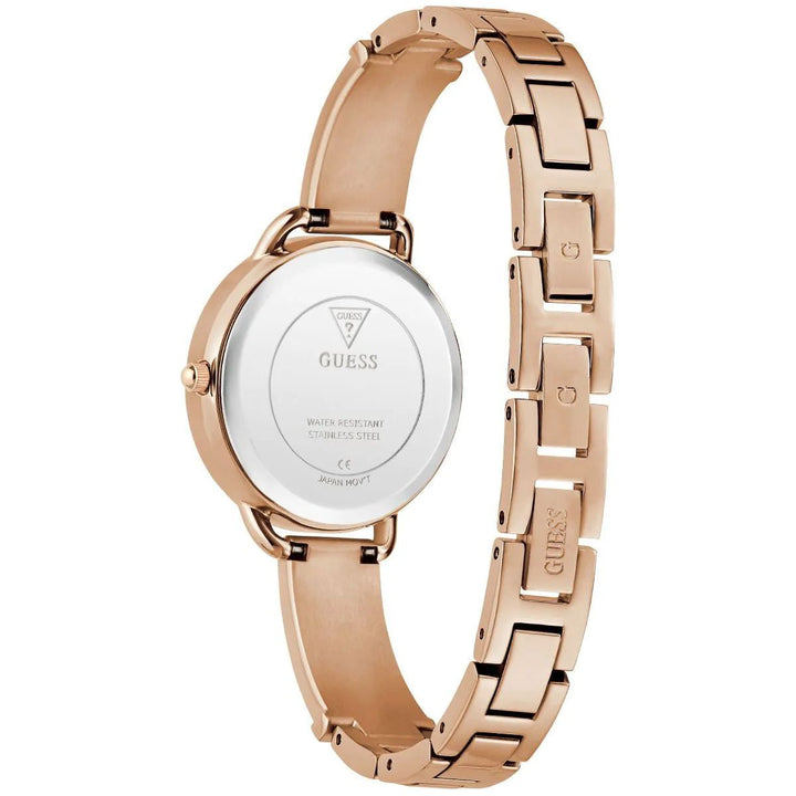 GUESS TRI BELLINI Ladies Rose Gold Tone Analog Watch GW0914L3