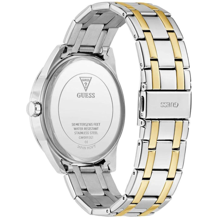 GUESS ELLIOT Mens Two Tone Analog Watch GW0893G1