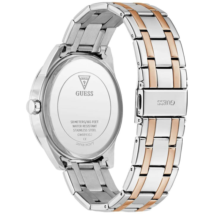 GUESS ELLIOT Mens Two Tone Analog Watch GW0893G2