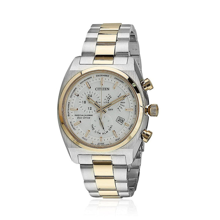 Citizen Eco-Drive Analog White Dial Men's Watch BL8134-58A