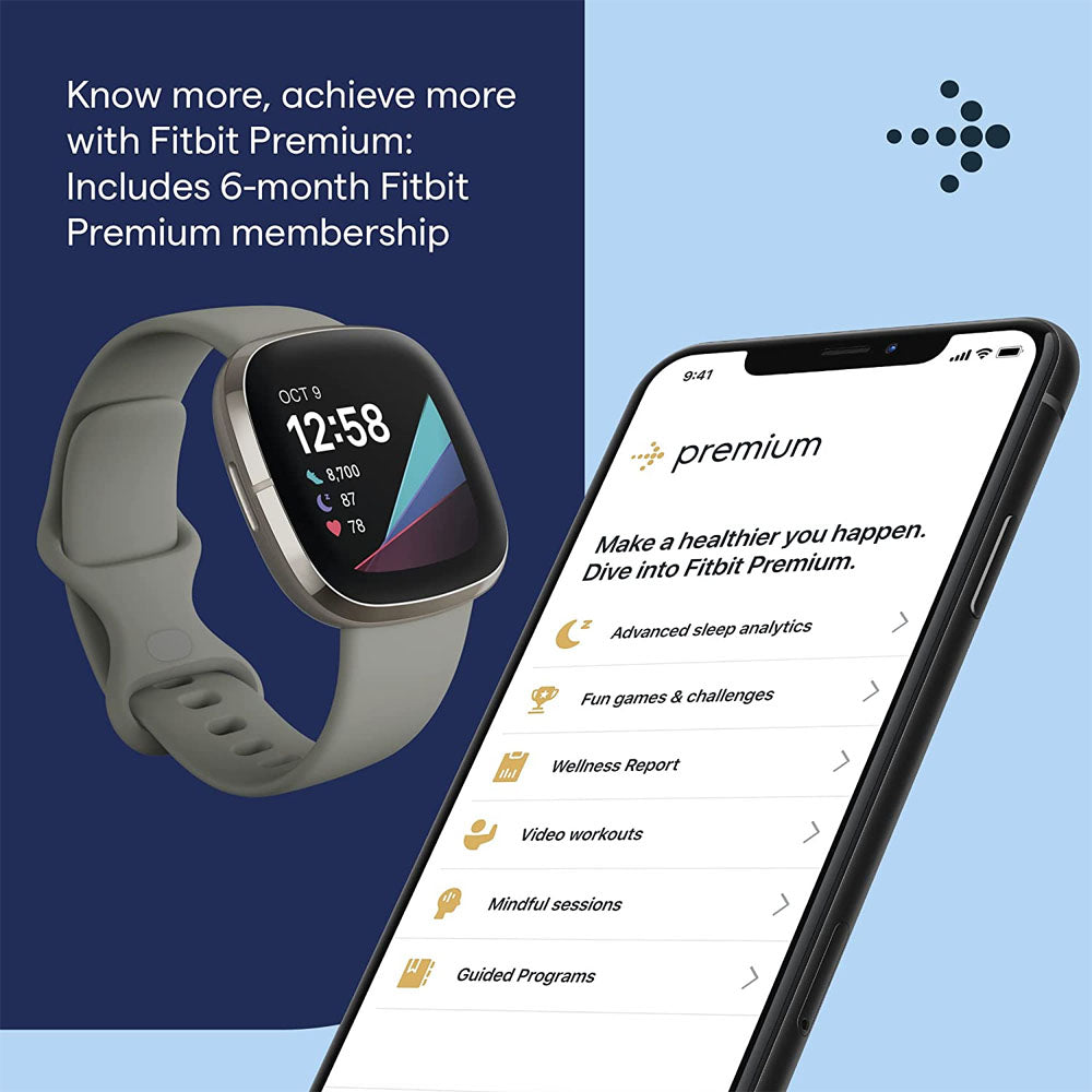 FITBIT SENSE GRAY/SL