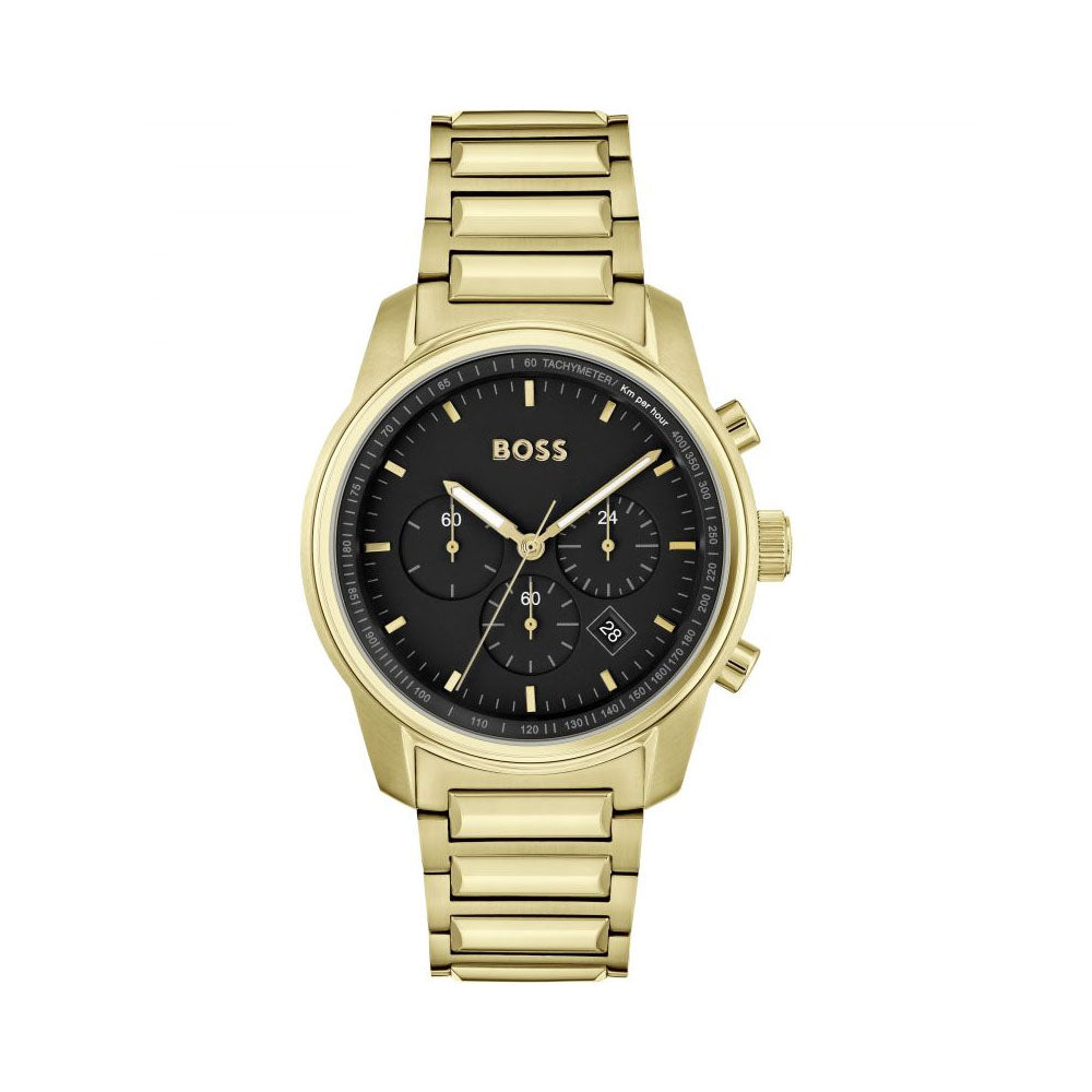HUGO BOSS Trace Gold & Black Men's Watch 151400