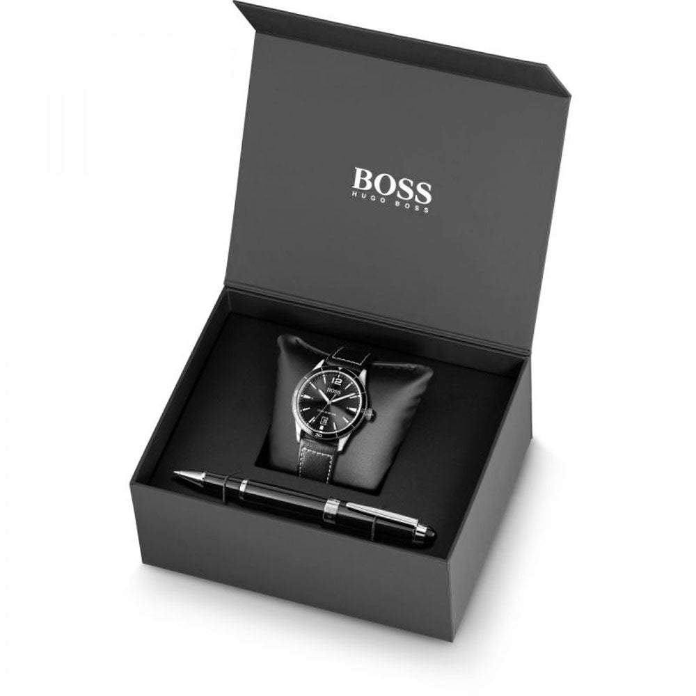 Boss Watch and Icon Rollerball Pen Gift Set 1570125