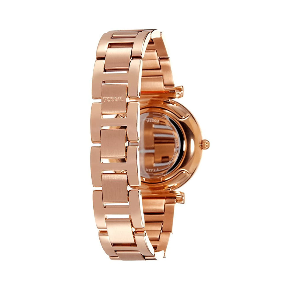 Fossil Analog Rose Gold Dial Women's Watch-ES4301
