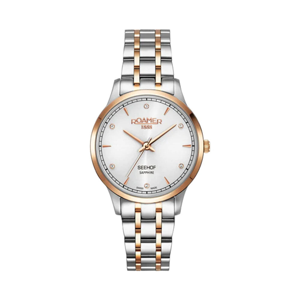 Roamer Seehof 509847 49 10 20 White Dial Women's Watch