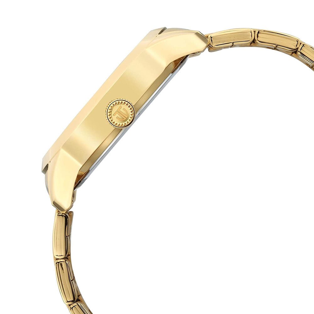 TITAN Regalia Opulent Champagne Dial Golden Stainless Steel Strap Watch NP1752YM03
