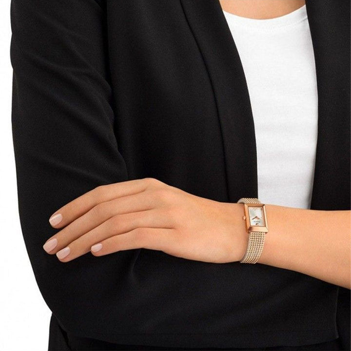 Swarovski Memories Rose Gold Tone Watch Women's 5209184