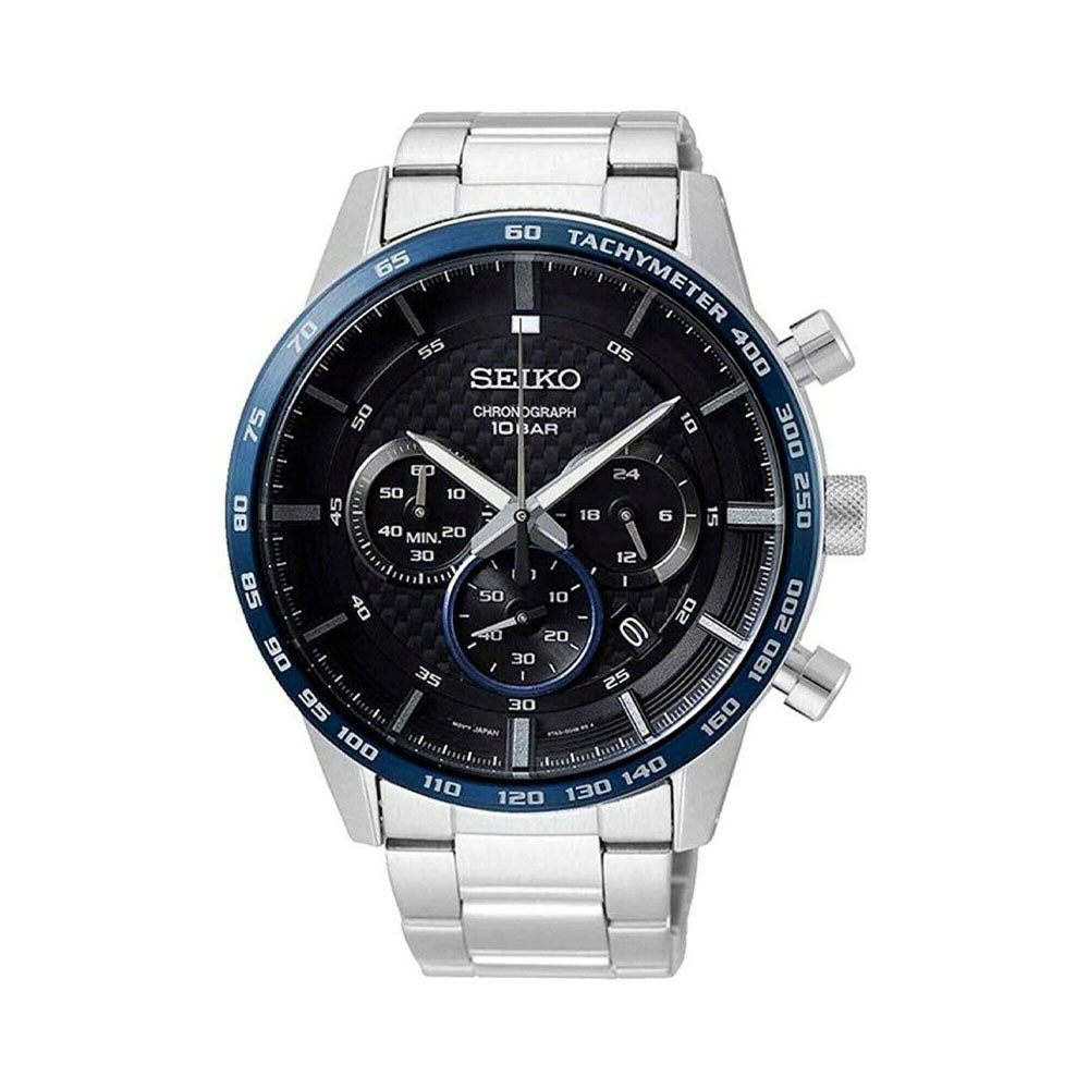 Seiko Neo Sports Mens Analog Quartz Watch With Stainless Steel SSB357P1