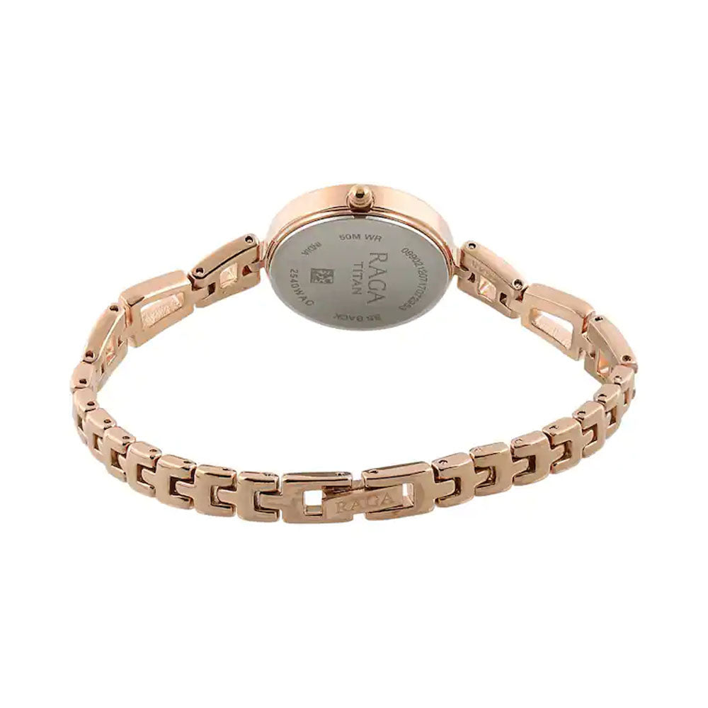Buy Online Raga Women's Love all: Elegant Oval Brown Dial & Metal Strap  Watch - nr95154qm01 | Titan