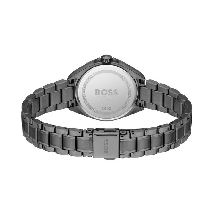 HUGO BOSS Felina Ladies Grey Sunray Dial Watch 1502620