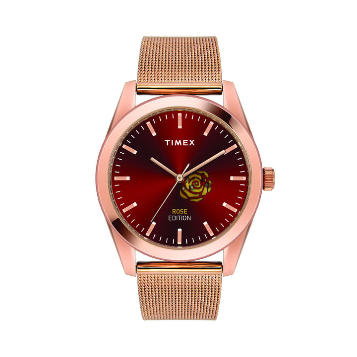 TIMEX ROSE EDITION ANALOG RED DIAL WOMEN'S WATCH-TWEL13202