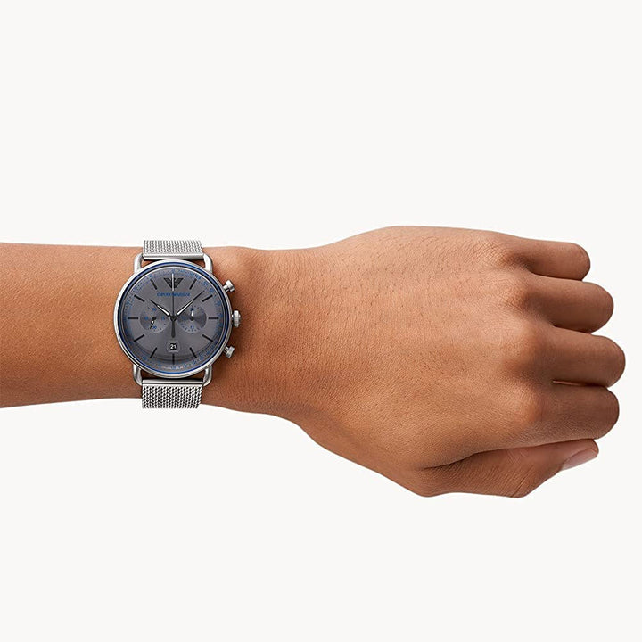 Emporio Armani Analog Grey Dial Men's Watch-AR11383