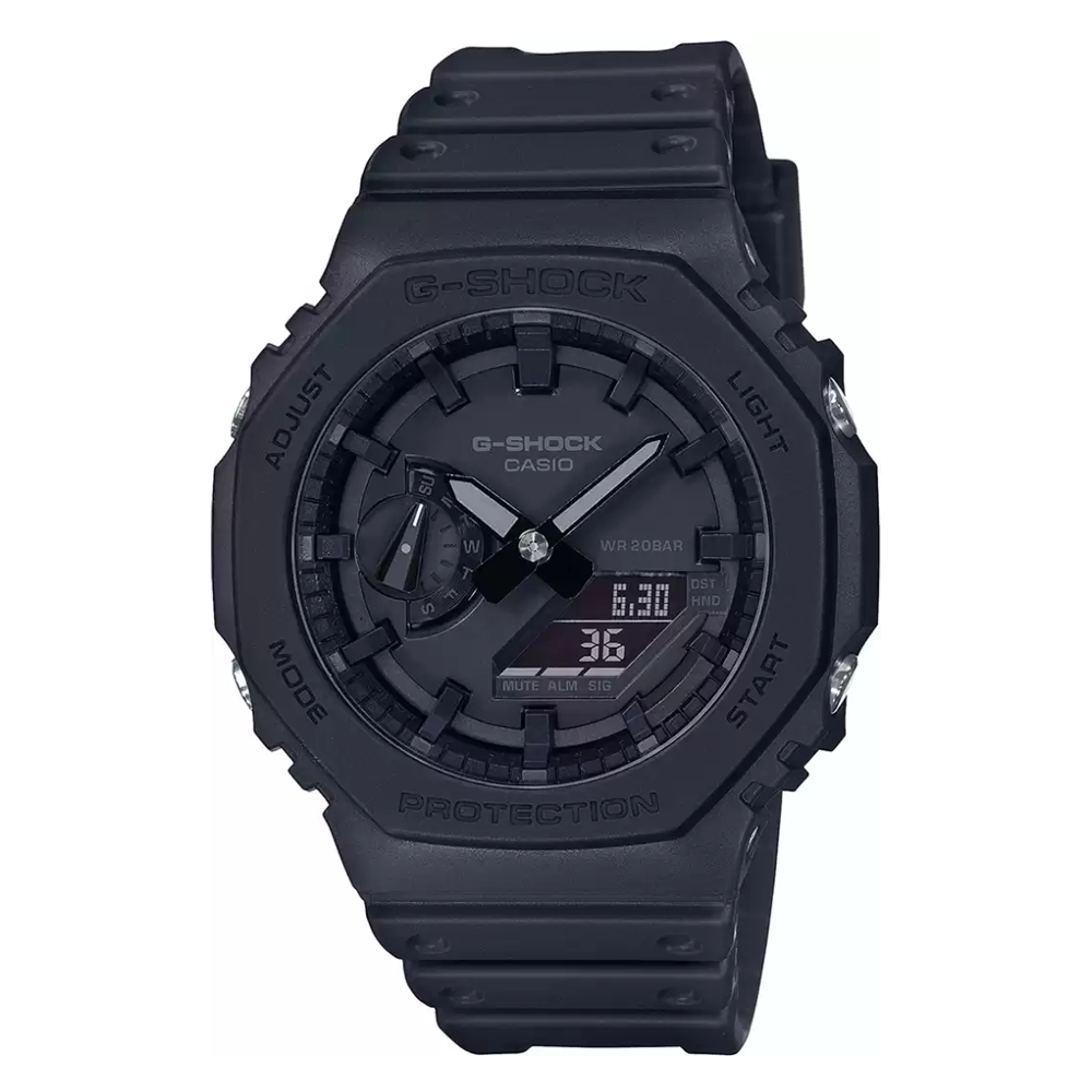 Casio G-Shock Carbon Core Guard Analog-Digital Black Dial Men's Watch - GA-2100-1A1DR(G987)