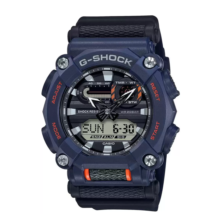 Casio G-Shock Blue Dial Mens Watch-G1058