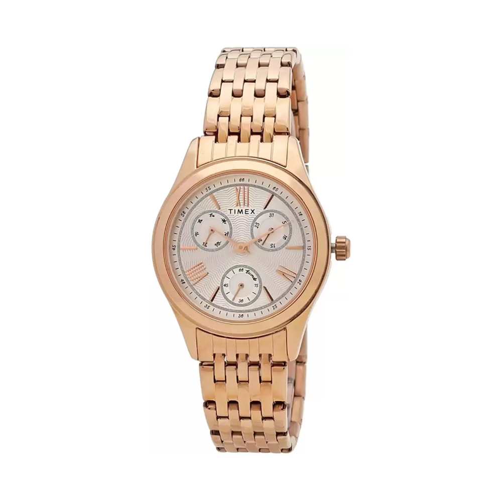 Timex Analog Silver Dial Women's Watch-TW000W217