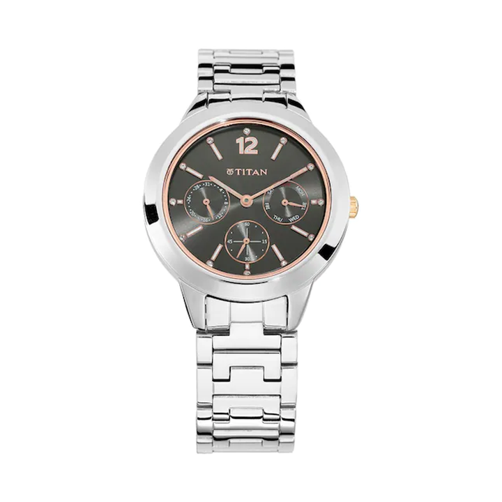 Titan Neo Analog Grey Dial Women's Watch 2588KM02