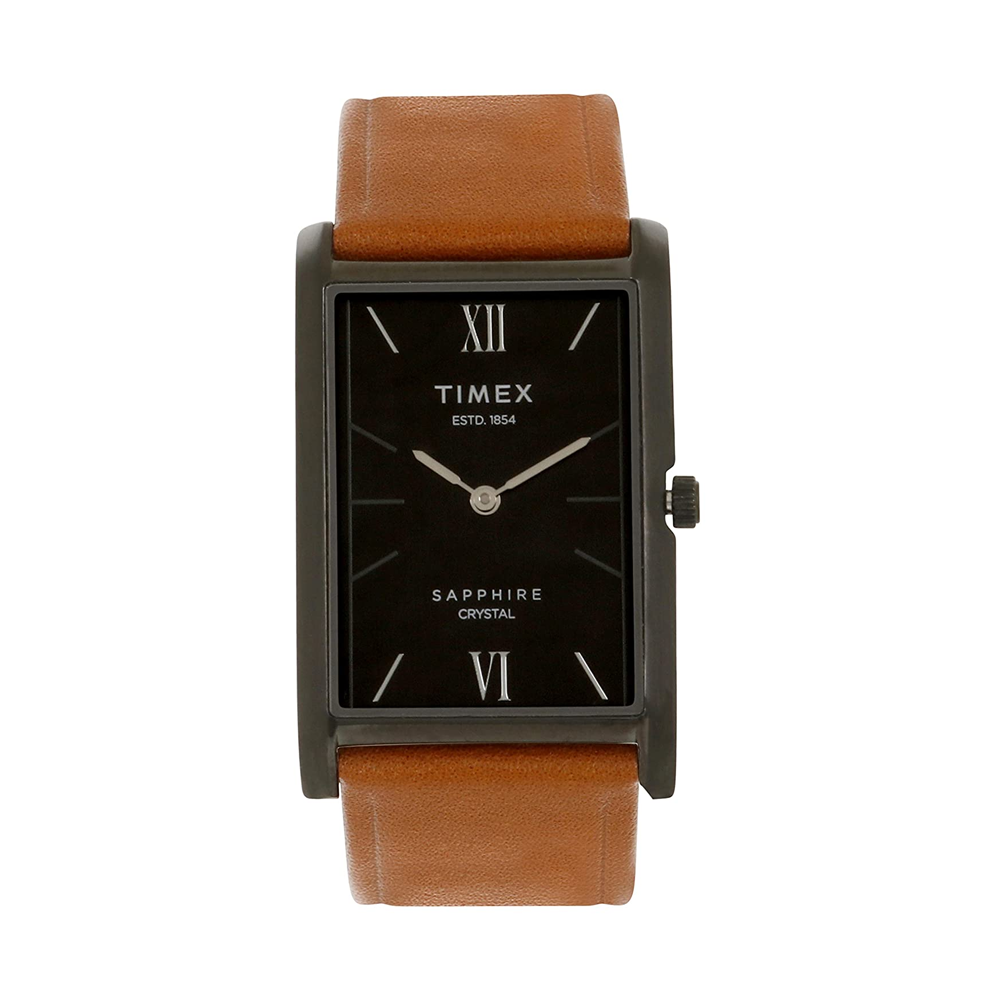 Timex Sapphire Crystal Analog Black Dial Men's Watch-TWEG17307
