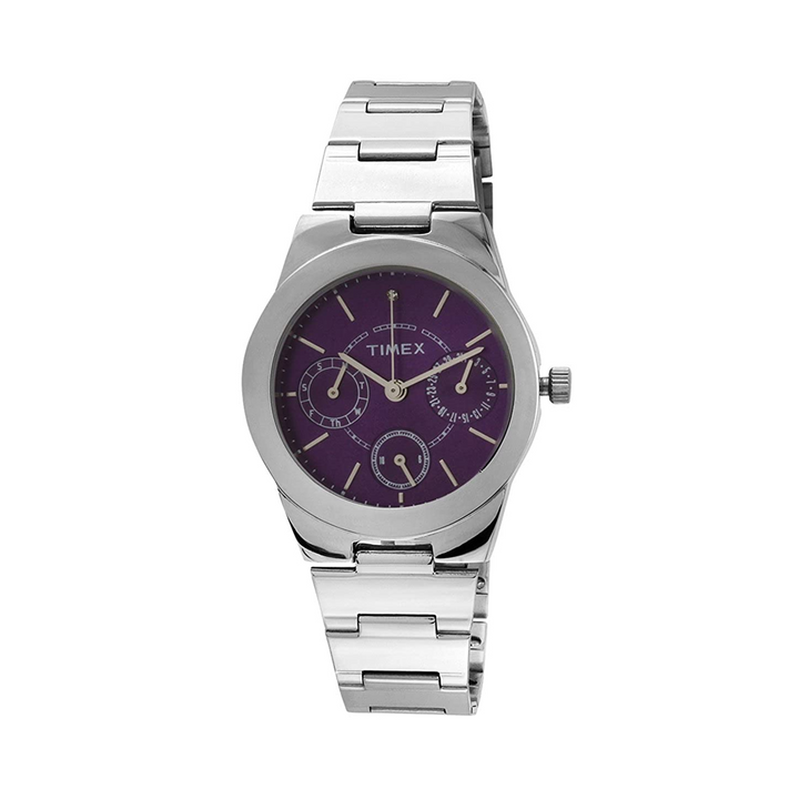 Timex E-Class Analog Purple Dial Women's Watch - J101