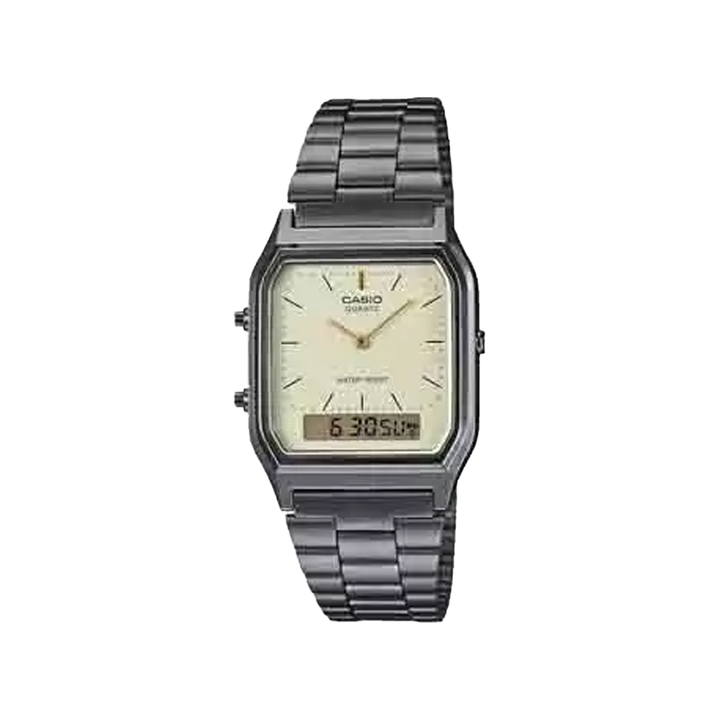 Casio Vintage Series Analog-Digital White Dial Unisex Watch D183